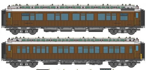 [Hobbytrain] Voiture - Orient Express en teck Hobbytraintek