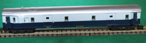 Il Dz 80200 in livrea Treno Azzurro, dalla Collezione Angioy