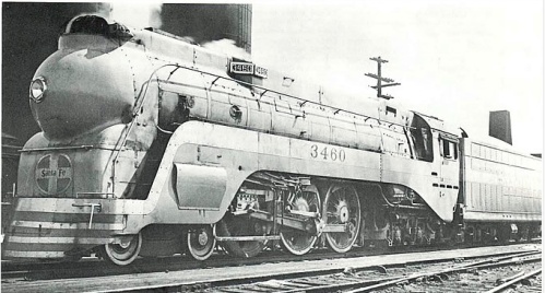 La ATSF 3460 il 10 aprile 1938, ancora con la 