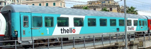 Una GC in livrea Thello (1a classe) - Foto © Mario Bianchi da ferrovie.it